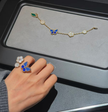 [Bling Jewelrys ]GLÜCKS-FRÜHLINGSRING IN GOLD