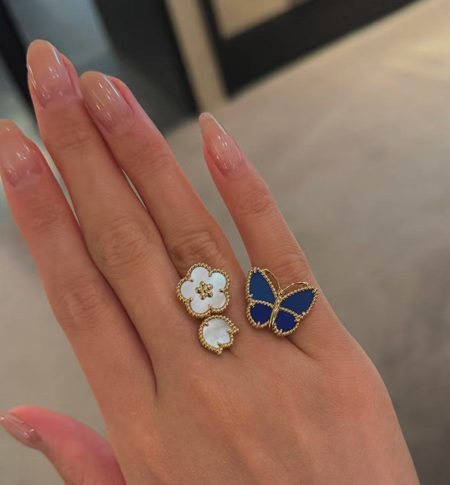 [Bling Jewelrys ]GLÜCKS-FRÜHLINGSRING IN GOLD