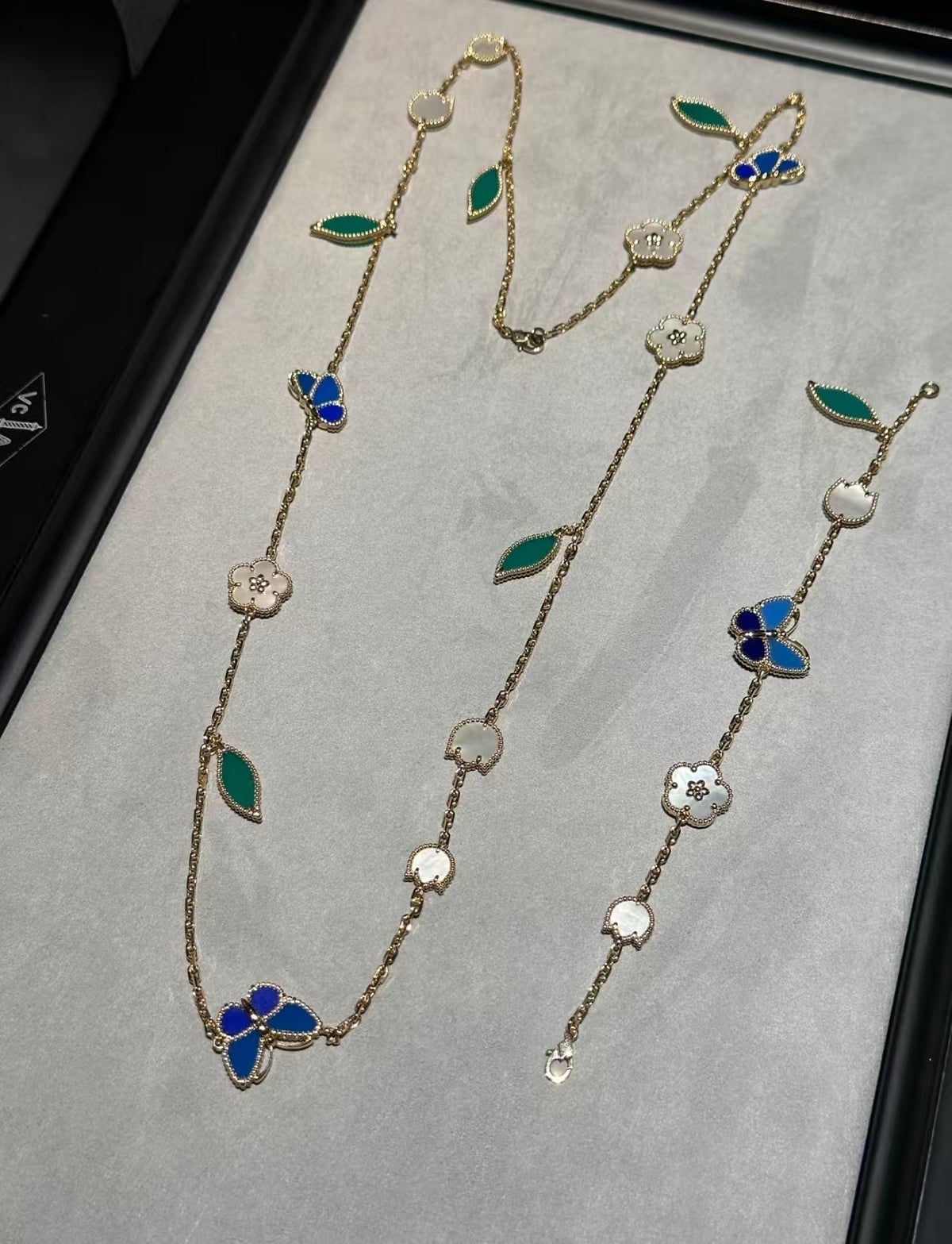 [Bling Jewelrys ]LUCKY SPRING GOLD  MOTIFS  NECKLACE