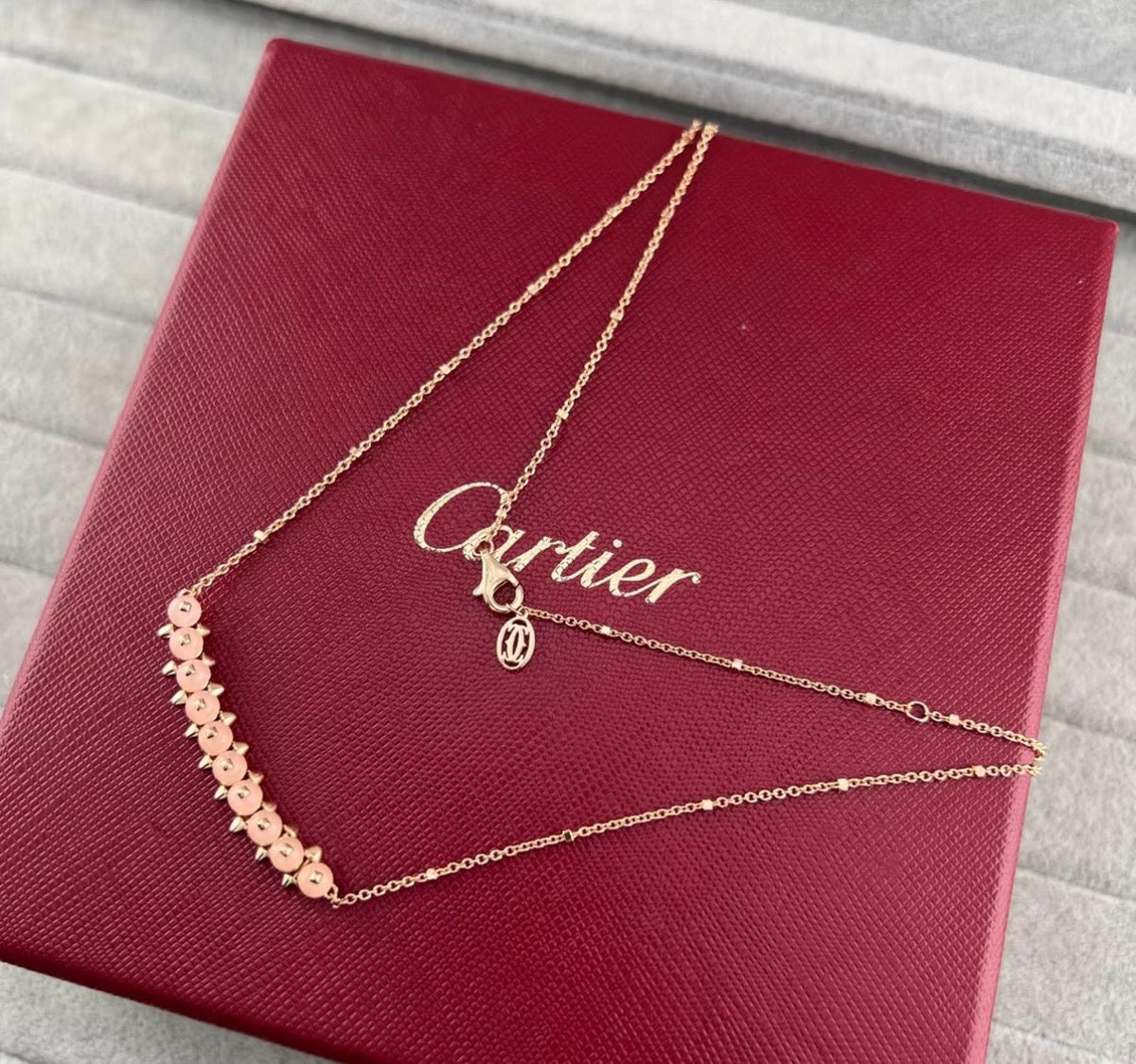 [Bling Jewelrys]CLASH KOLLEKTION ACHAT CHALCEDON STECKERHALSKETTE