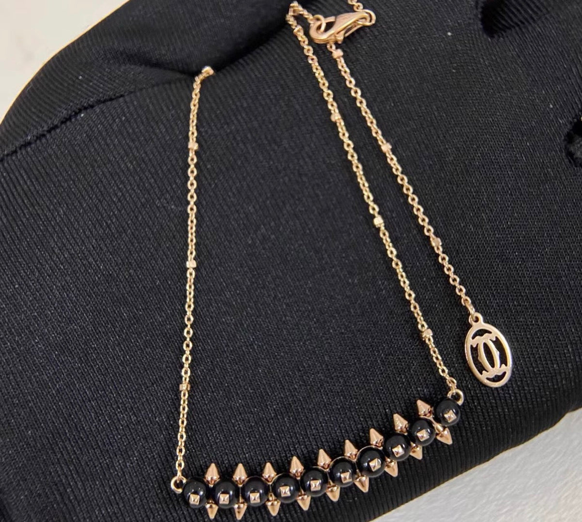 [Bling Jewelrys]CLASH KOLLEKTION ACHAT CHALCEDON STECKERHALSKETTE