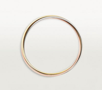 [Zalyn]TRINITY COLLECTION KLASSISCHER DREIFARBIGER GOLD-DREIFACHREIFEN