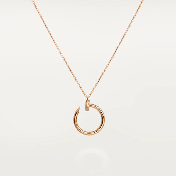 [Bling Jewelrys ]JUSTE NECKLACE PINK GOLD