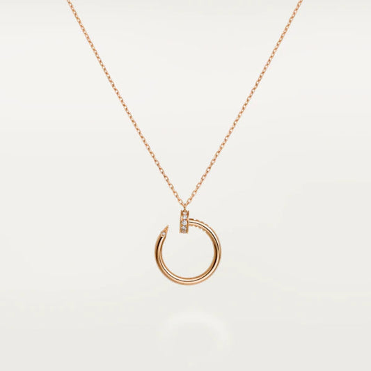 [Bling Jewelrys ]JUSTE NECKLACE PINK GOLD