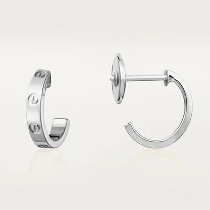 [Bling Jewelry] LIEBES-OHRRINGE 2,65 MM SILBER