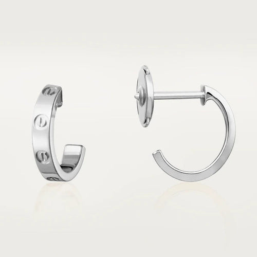 [Bling Jewelry] LIEBES-OHRRINGE 2,65 MM SILBER