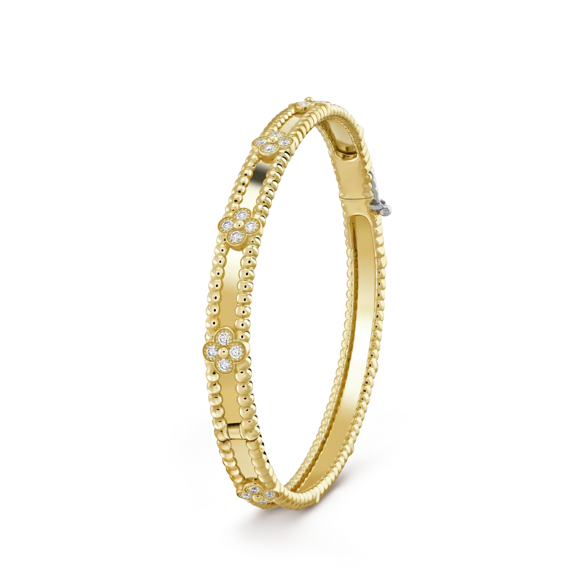 [Bling Jewelrys ]CLOVER BRACELET 4MM DIAMONDS