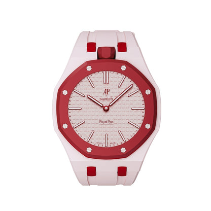 [Bling Jewelrys]Royal Oak Pop Exclusive Bioceramic Case & Silicone Strap Mix Color
