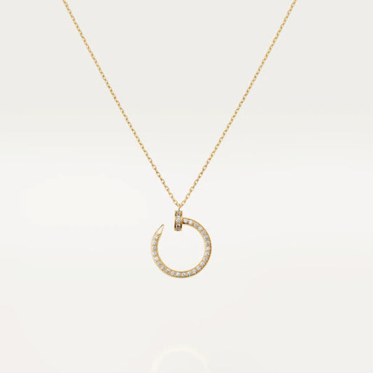 [Bling Jewelrys ]JUSTE NECKLACE GOLD DIAMONDS