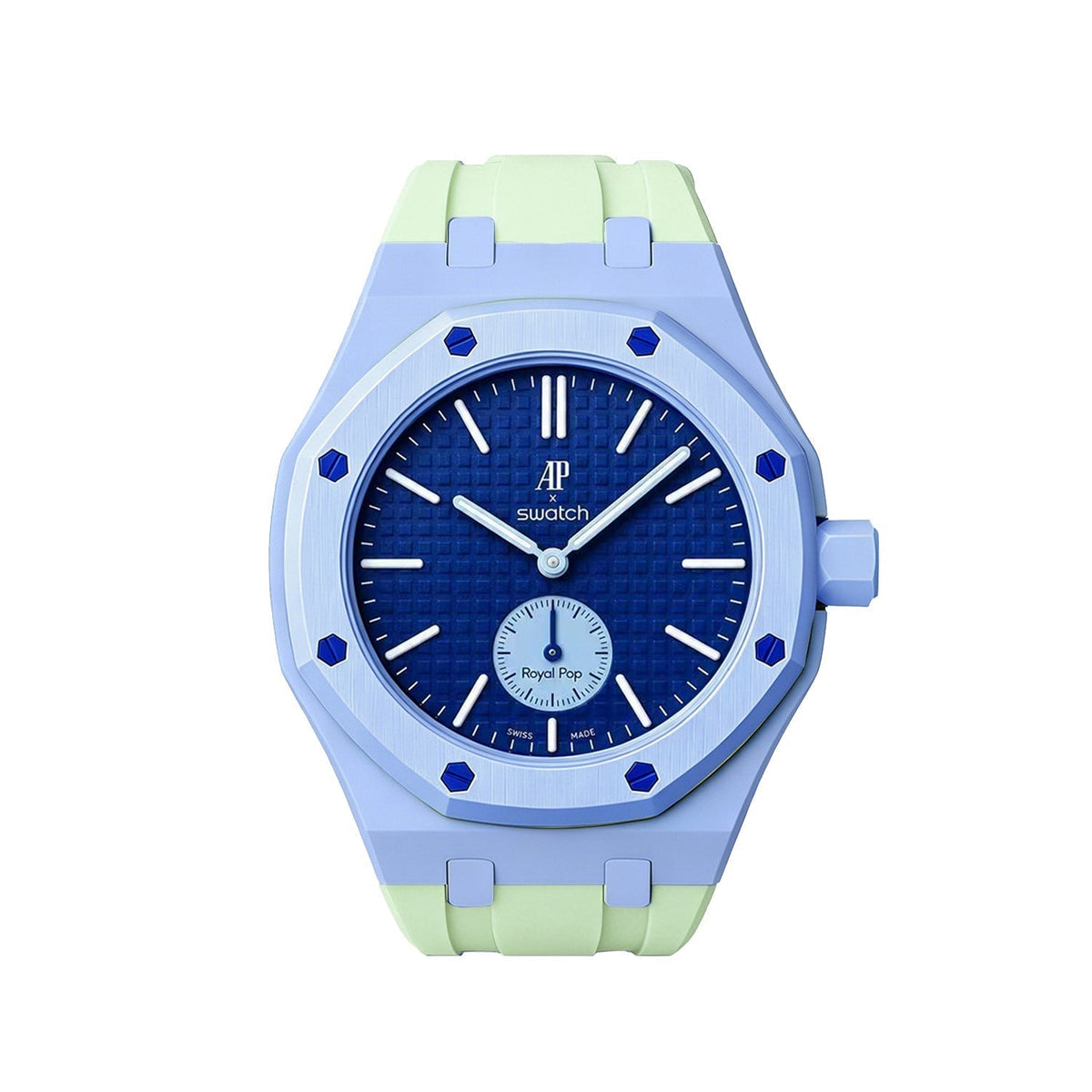 [Bling Jewelrys]Royal Oak Pop Exclusive Bioceramic Case & Silicone Strap Mix Color