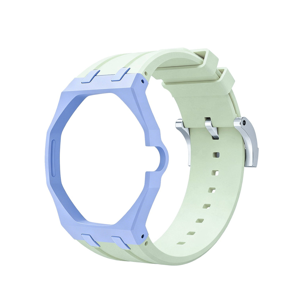 [Bling Jewelrys]Royal Oak Pop Exclusive Bioceramic Case & Silicone Strap Mix Color