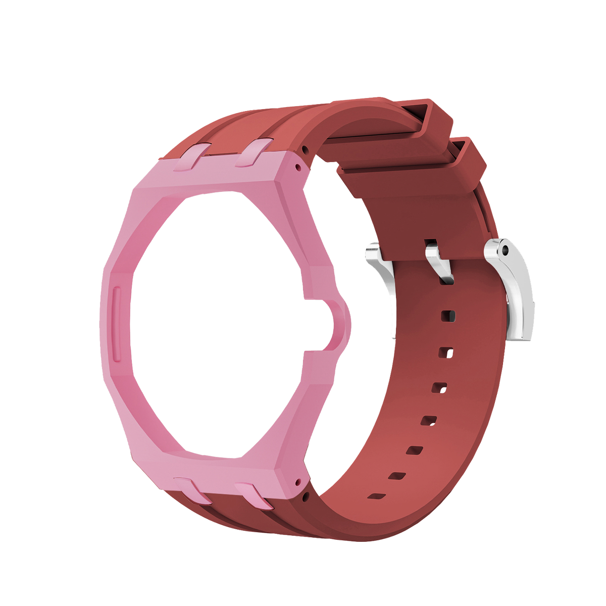 [Bling Jewelrys]Royal Oak Pop Exclusive Bioceramic Case & Silicone Strap Mix Color