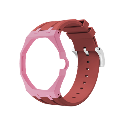 [Bling Jewelrys]Royal Oak Pop Exclusive Bioceramic Case & Silicone Strap Mix Color