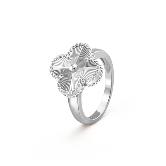 [Bling Jewelrys ]CLOVER SILVER RING