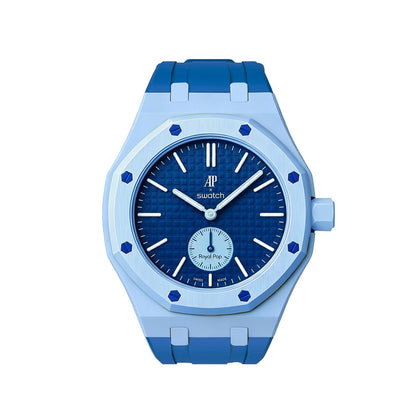 [Bling Jewelrys]Royal Oak Pop Exclusive Bioceramic Case & Silicone Strap Mix Color