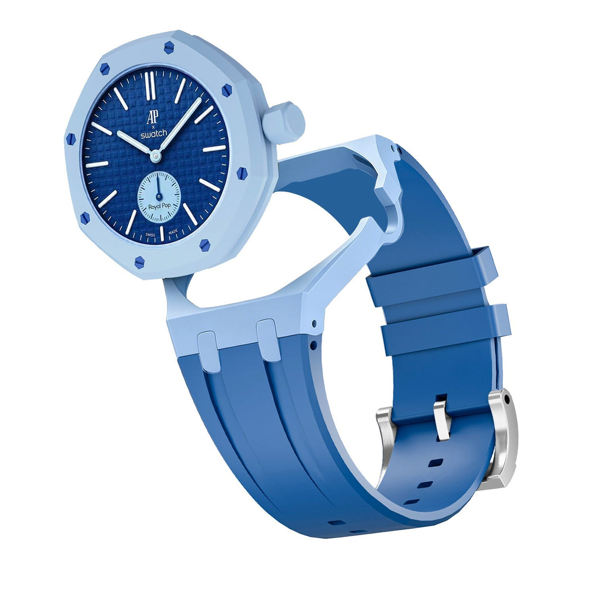 [Bling Jewelrys]Royal Oak Pop Exclusive Bioceramic Case & Silicone Strap Mix Color