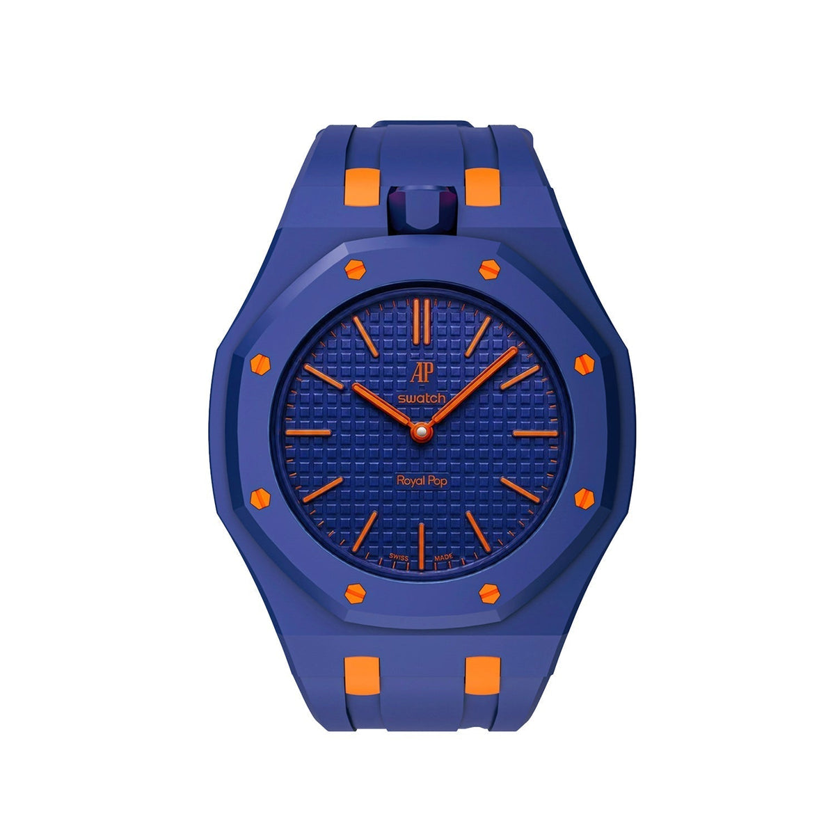 [Bling Jewelrys]Royal Oak Pop Exclusive Bioceramic Case & Silicone Strap Mix Color