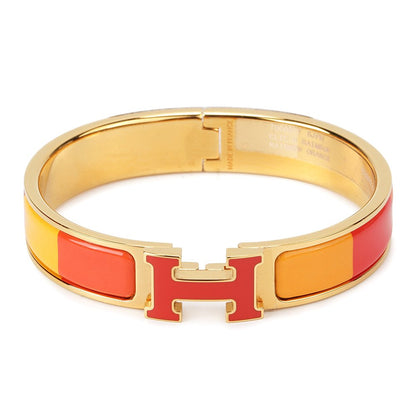 [Bling Jewelrys ]H BRACELET ORANGE RAINBOW CERAMIC