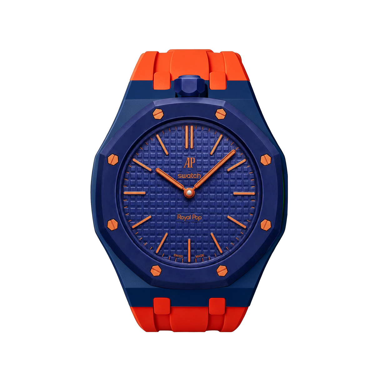 [Bling Jewelrys]Royal Oak Pop Exclusive Bioceramic Case & Silicone Strap Mix Color