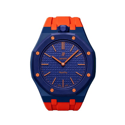 [Bling Jewelrys]Royal Oak Pop Exclusive Bioceramic Case & Silicone Strap Mix Color