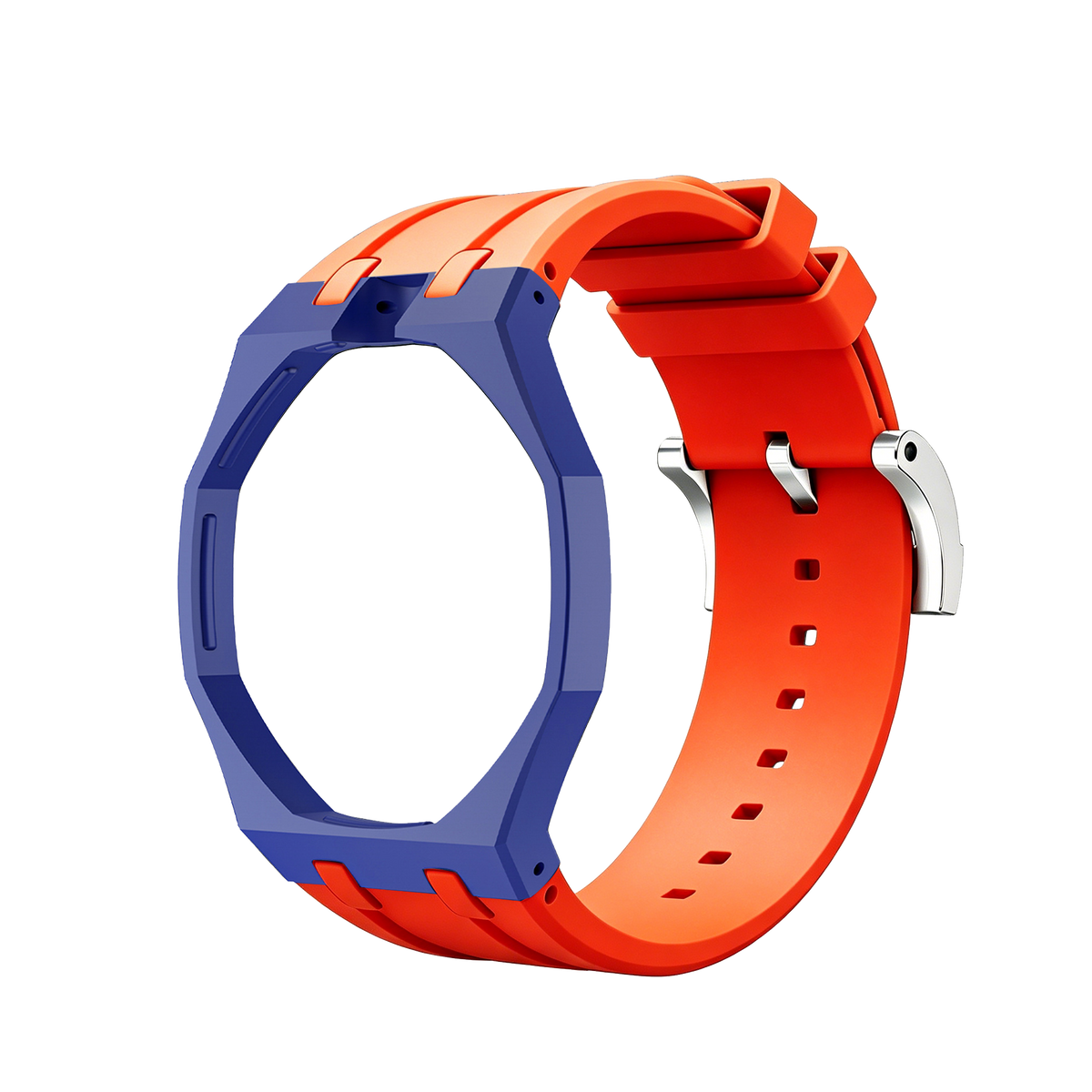 [Bling Jewelrys]Royal Oak Pop Exclusive Bioceramic Case & Silicone Strap Mix Color