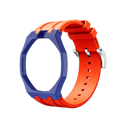 [Bling Jewelrys]Royal Oak Pop Exclusive Bioceramic Case & Silicone Strap Mix Color