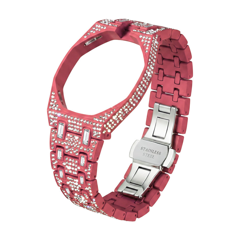 [Bling Jewelrys]Royal Oak Pop Exclusive Bioceramic Case & Bioceramic Strap Full Diamond