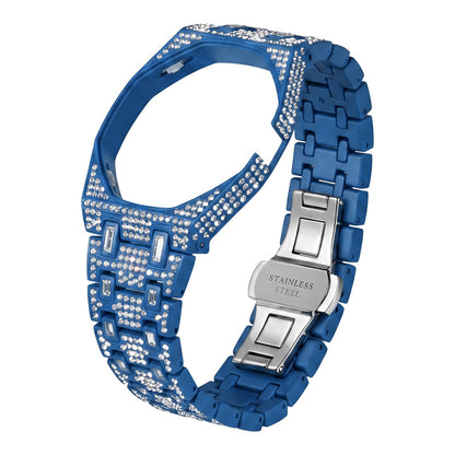 [Bling Jewelrys]Royal Oak Pop Exclusive Bioceramic Case & Bioceramic Strap Full Diamond