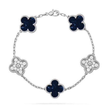 [Bling Jewelrys ]CLOVER 5 MOTIF PIETERSITE BRACELET COLLECTION
