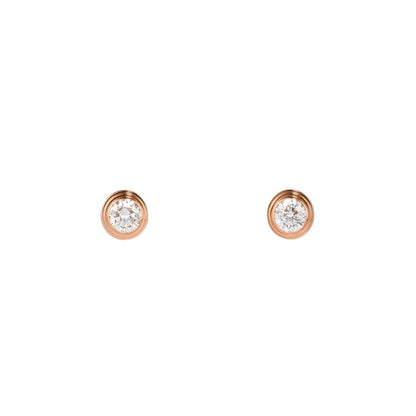 [Bling Jewelrys]D'AMOUR 5MM DIAMANT-OHRSTECKER