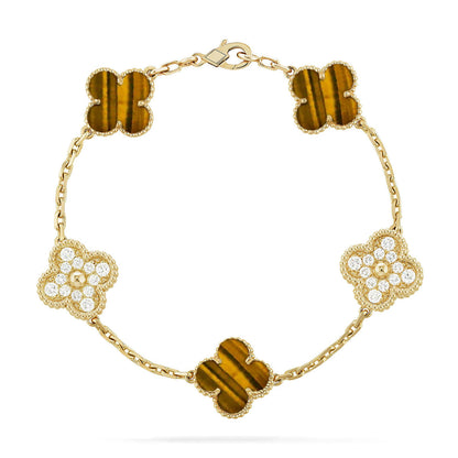 {
  "Bling Jewelrys": "ブリングジュエリー",
  "CLOVER 5 MOTIFS TIGER EYE BRACELET COLLECTION": "クローバー 5モチーフ タイガーアイ ブレスレット コレクション"
}