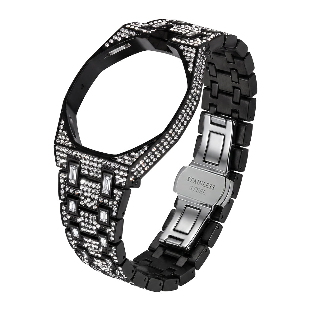 [Bling Jewelrys]Royal Oak Pop Exclusive Bioceramic Case & Bioceramic Strap Full Diamond