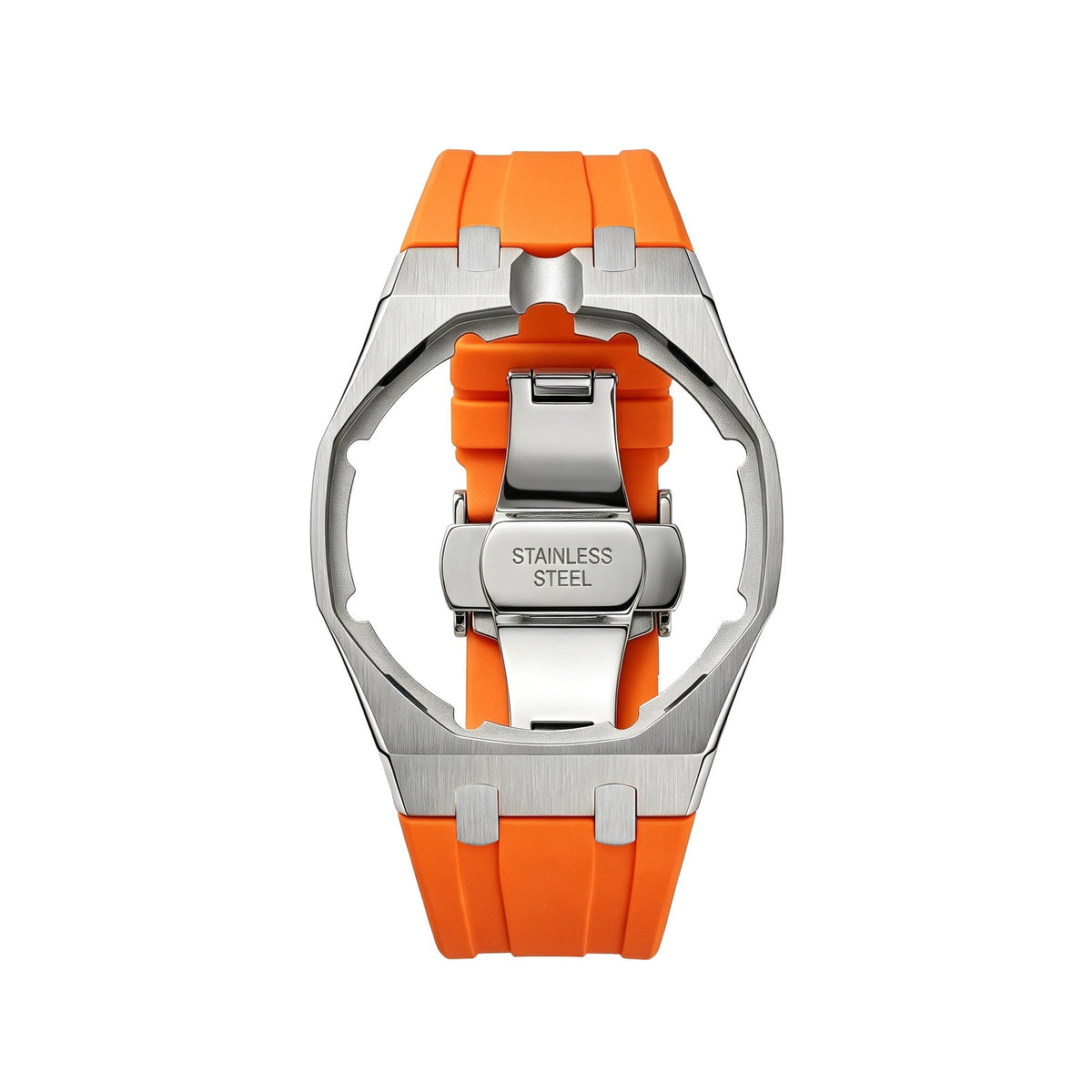 [Bling Jewelrys]Royal Oak Pop Exclusive Steel Case & Silicone Strap With Cradle