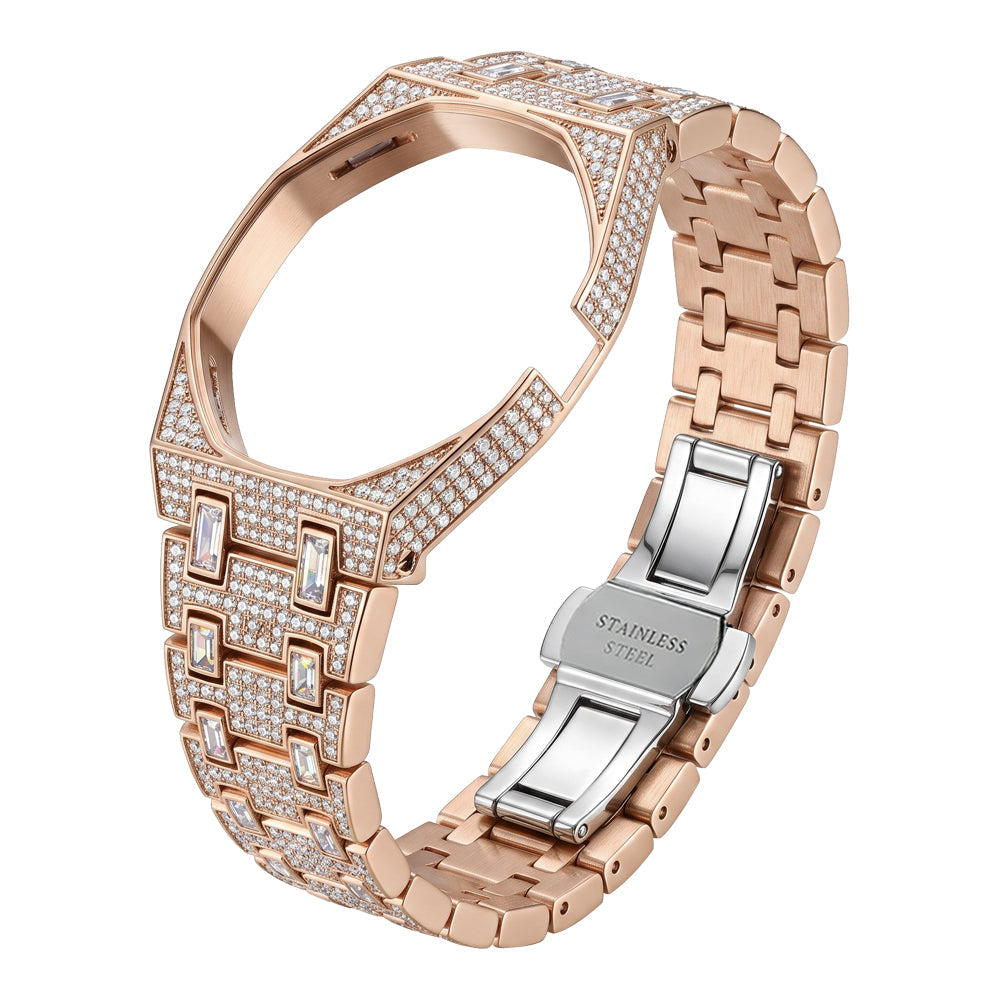 [Bling Jewelrys]Royal Oak Pop Exclusive Bioceramic Case & Bioceramic Strap Full Diamond