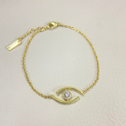 [Bling Jewelrys]Lucky Eye Pave-Set Diamond Bracelet