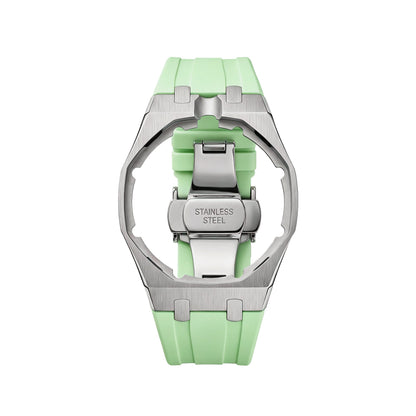 [Bling Jewelrys]Royal Oak Pop Exclusive Steel Case & Silicone Strap With Cradle