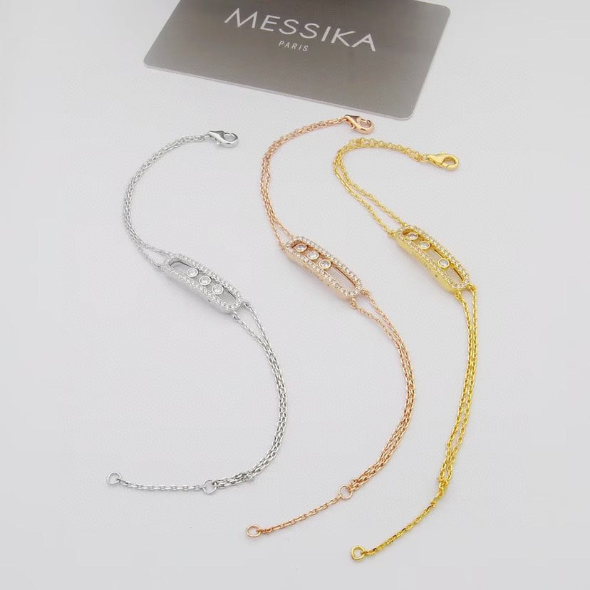 [Bling Jewelrys] Move Classique パヴェブレスレット