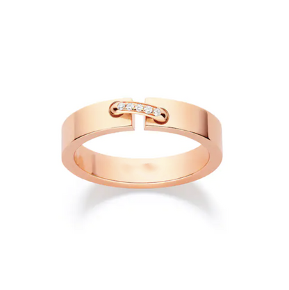 [Bling Jewelrys ]ALLIANCE LIENS VIDENCE DIAMOND 4MM RING