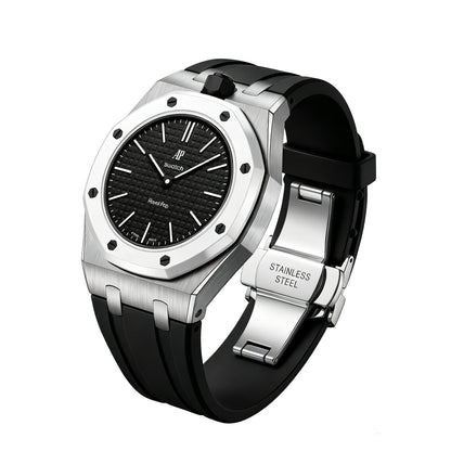 [Bling Jewelrys]Royal Oak Pop Exclusive Steel Case & Silicone Strap With Cradle