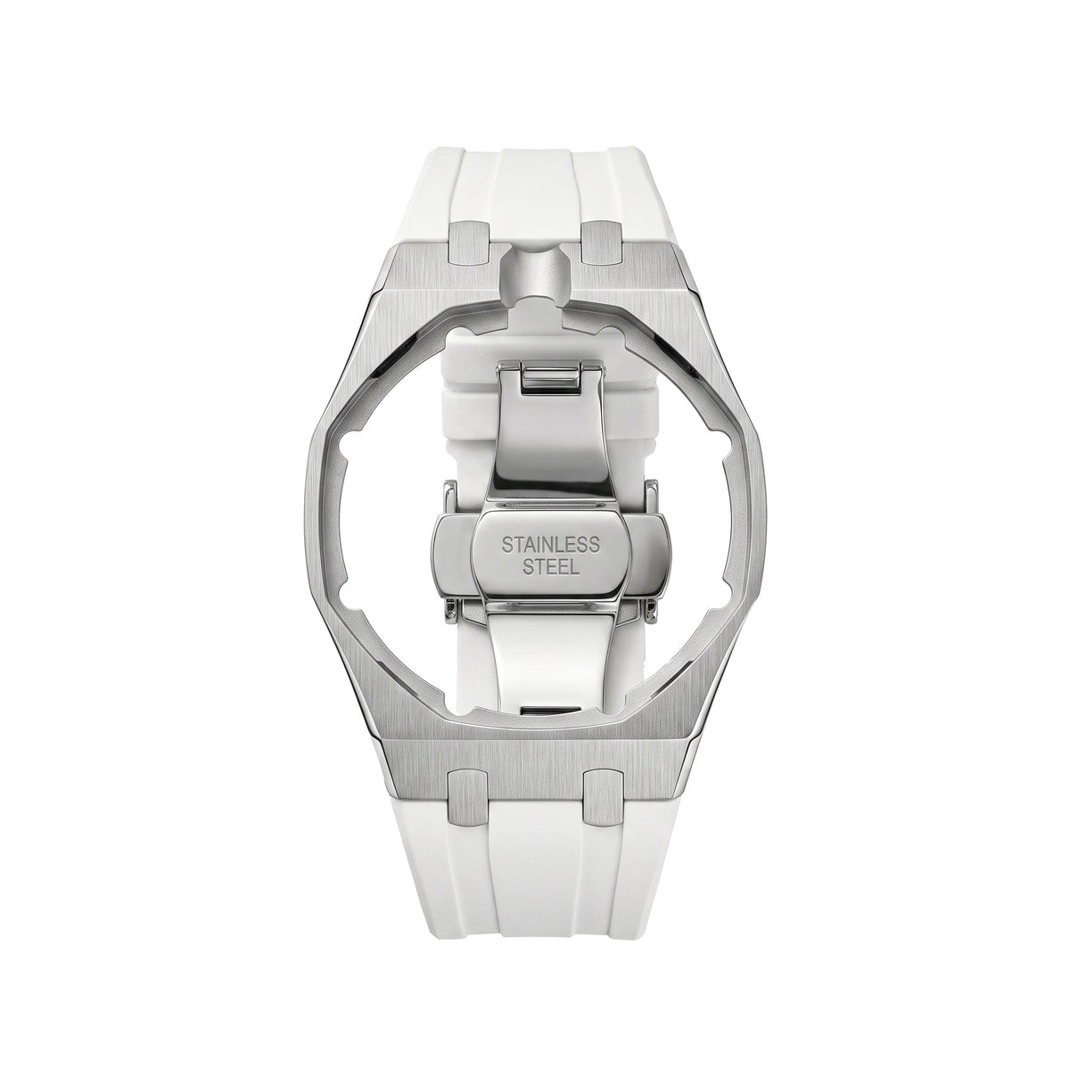 [Bling Jewelrys]Royal Oak Pop Exclusive Steel Case & Silicone Strap With Cradle