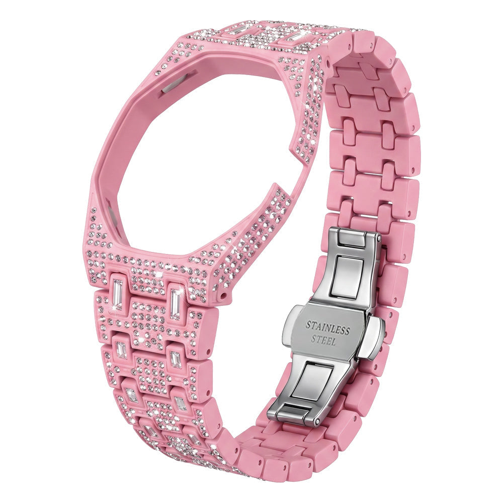 [Bling Jewelrys]Royal Oak Pop Exclusive Bioceramic Case & Bioceramic Strap Full Diamond