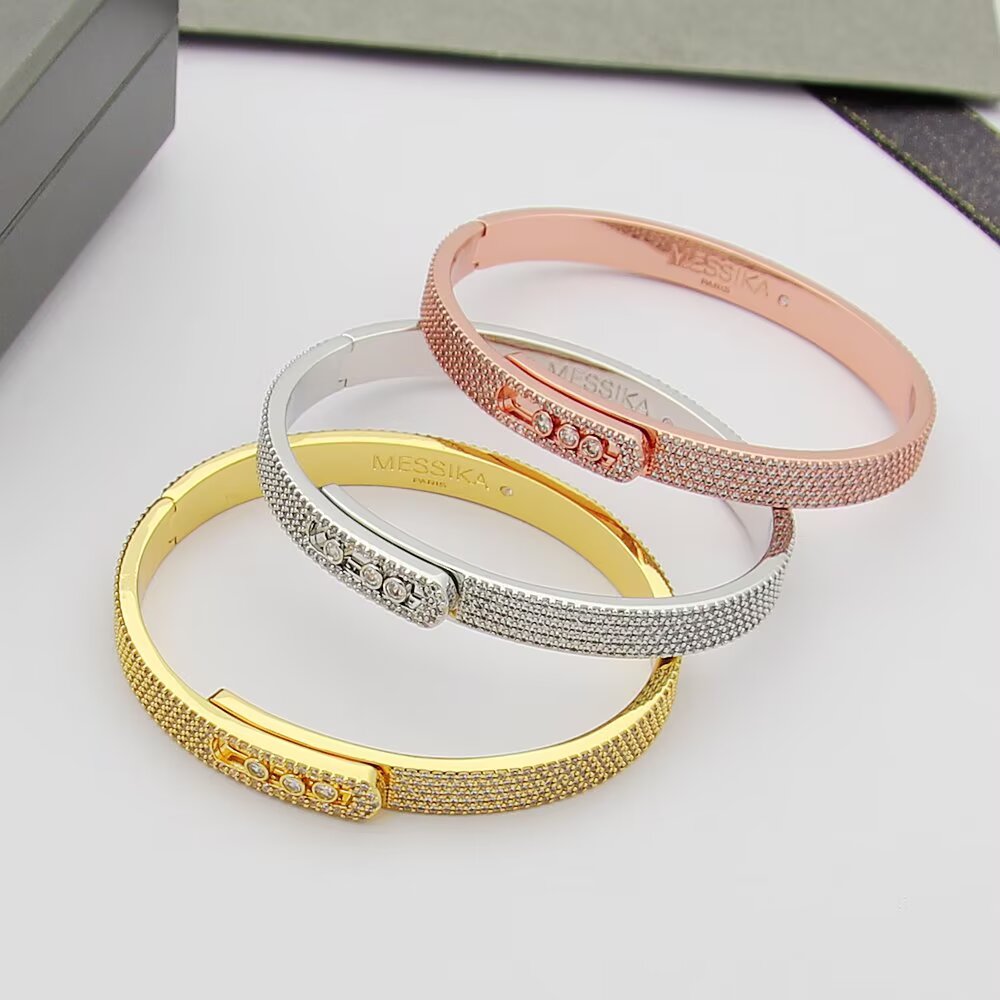 [Bling Jewelrys]Move Noa Full Pav¨¦ Diamond Bangle Bracelet