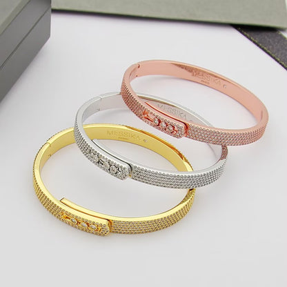 [Bling Jewelrys]Move Noa Full Pav¨¦ Diamond Bangle Bracelet
