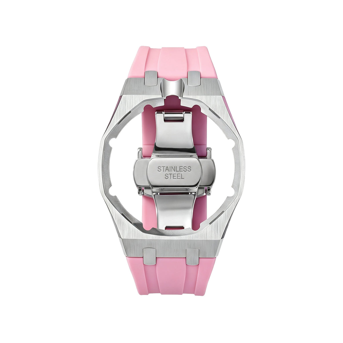 [Bling Jewelrys]Royal Oak Pop Exclusive Steel Case & Silicone Strap With Cradle