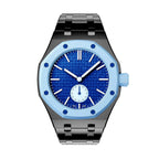 Oak Pop Exclusive Black Steel Strap