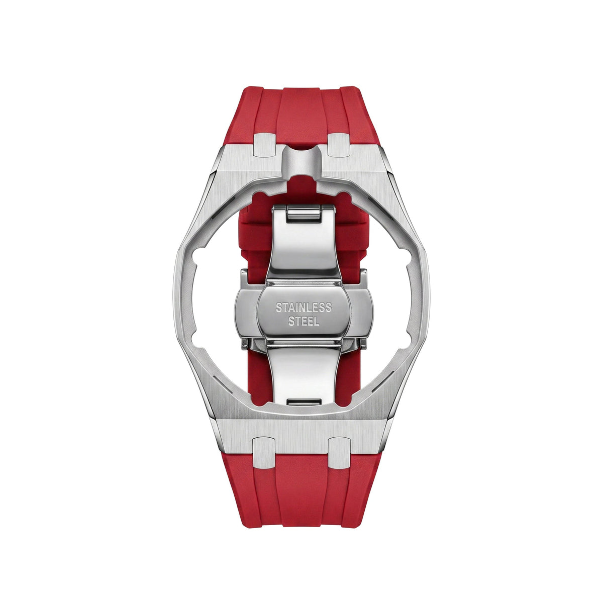 [Bling Jewelrys]Royal Oak Pop Exclusive Steel Case & Silicone Strap With Cradle