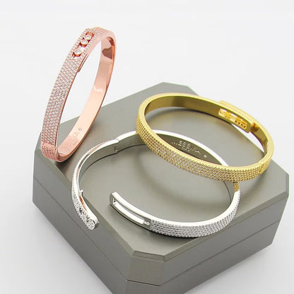 [Bling Jewelrys]Move Noa Full Pav¨¦ Diamond Bangle Bracelet