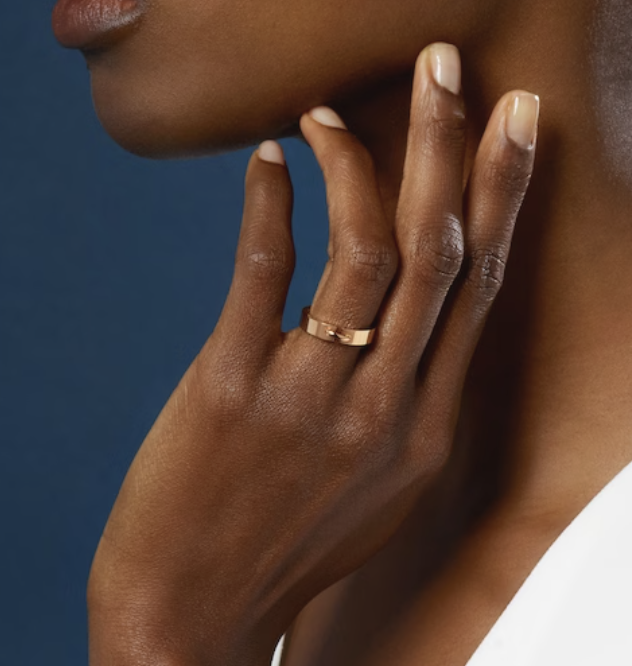 [Bling Jewelrys ]ALLIANCE LIENS VIDENCE 4MM RING