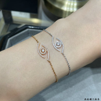 [Bling Jewelrys]Lucky Eye Pave-Set Diamond Bracelet