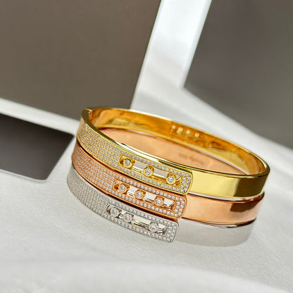 [Bling Jewelry] Move Noa Roségold Pavé-Diamant-Armreif